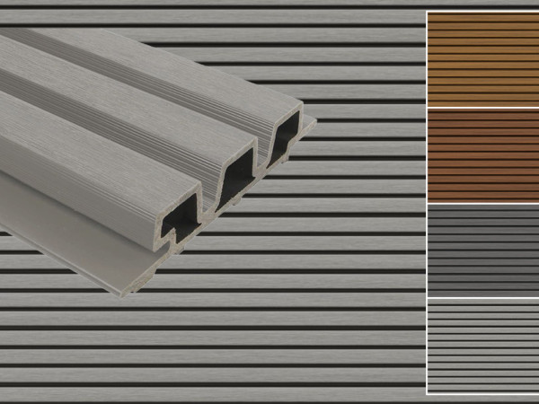 WPC Fassadenprofi WEO35, Light Grey