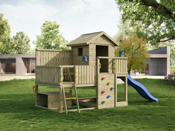 Abb. zeigt Stelzenhaus inkl. Rutsche - optional erhältlich