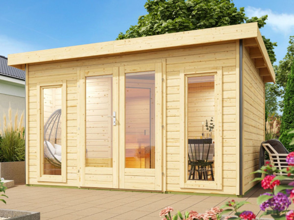 Gartenhaus Mainburg 2 naturbelassen 38 mm