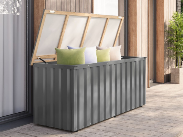 Metall-Freizeitbox Indium 3 graualuminium