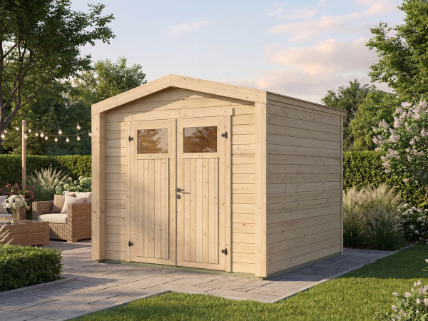 Gartenhaus Killarney 19mm Naturbelassen