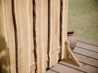 Sichtschutzzaun Bretterzaun Rustikal Lärche Bausatz Sichtschutzzaun Bretterzaun Rustikal Lärche Bausatz