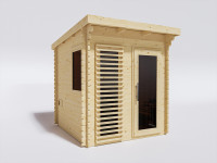 Vorschau: Saunahaus Layla SPARSET inkl. 9kW Saunaofen mit ext. Steuerung Vorschau: Saunahaus Layla SPARSET inkl. 9kW Saunaofen mit ext. Steuerung