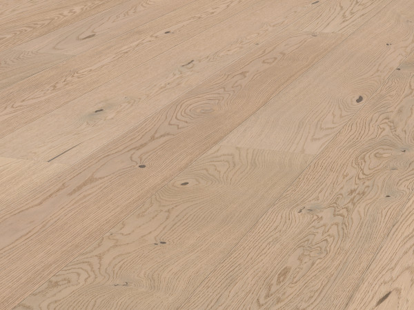 Holzboden Natureflex HD 100 Eiche lebhaft cremeweiß 20014 Landhausdiele