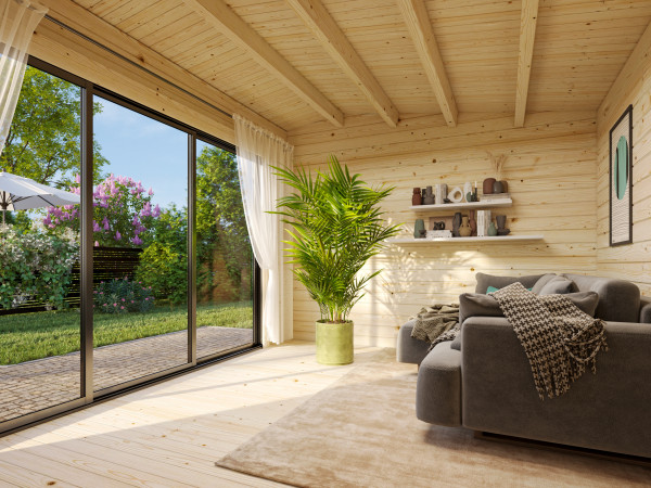 Gartenhaus Ines 11,1 m² Slide 44 mm