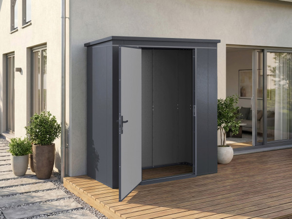 Metall-Gerätehaus Gary 0,7 mm Anthrazit
