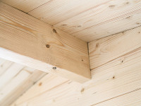 Vorschau: Gartenhaus Blockbohlenhaus CA2976 28 mm naturbelassen mit 2 m Anbau Vorschau: Gartenhaus Blockbohlenhaus CA2976 28 mm naturbelassen mit 2 m Anbau