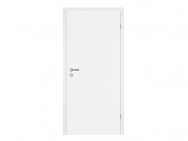 Zimmertür Alba Weißlack RAL 9010, Eckkante