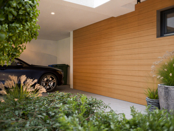 Fassadenverkleidung Bambus Glattkantenoptik für Innen- und Außenbereich