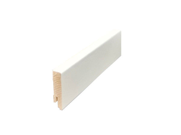 Sockelleiste Cube weiß ummantelt