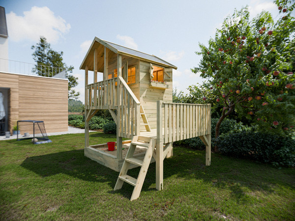 Stelzenhaus Big House L mit Sandkasten KDI