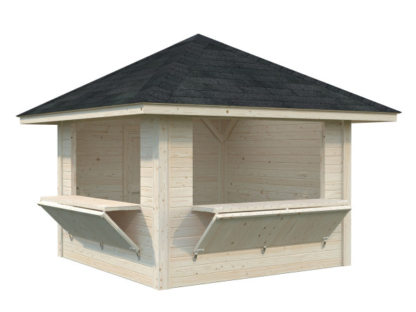 Marktstand Bianca 8,3 m² Set 105 transparent