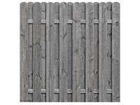 Sichtschutzzaun Pinus Bohlen Zaun KDI Grau Sichtschutzzaun Pinus Bohlen Zaun KDI Grau