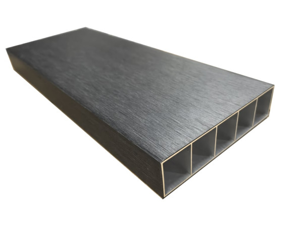 Sonnenbrecher WPC Beschattungsprofil Co extrudiert Charcoal