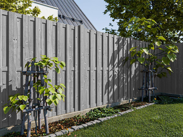 Zaun Pinus gerade DIY Simply steingrau vorlasiert