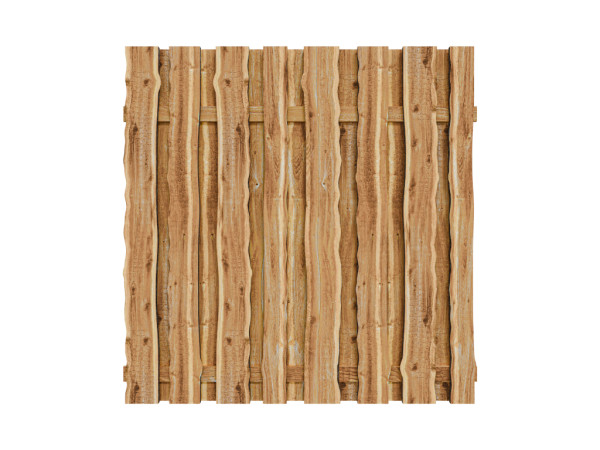 Sichtschutzzaun Europäische Lärche Rustikal Naturbelassen