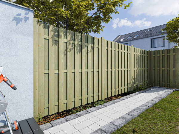 Sichtschutzzaun Pinus Kiefer kesseldruckimprägniert