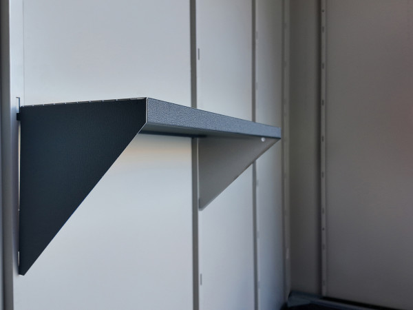 Regal für Gerätehäuser Gary Metall - Aluminium