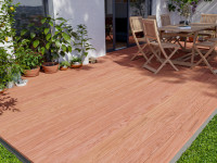 Vorschau: Terrassendiele Jatoba - Brasilianische Kirsche Vorschau: Terrassendiele Jatoba - Brasilianische Kirsche