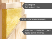 Vorschau: Elementsauna 68 mm Celine 6 Vorschau: Elementsauna 68 mm Celine 6