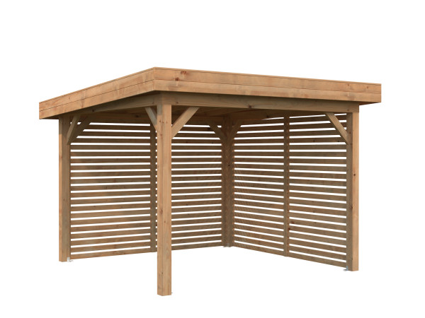 Pavillon Lenna 8,3 m² Set 302 hellbraun
