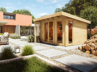 Gartenhaus Homeoffice Arvo 28 mm naturbelassen Gartenhaus Homeoffice Arvo 28 mm naturbelassen