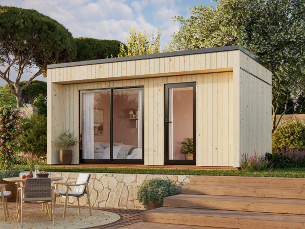 Gartenhaus Johanna 13,6 m² 18 mm naturbelassen