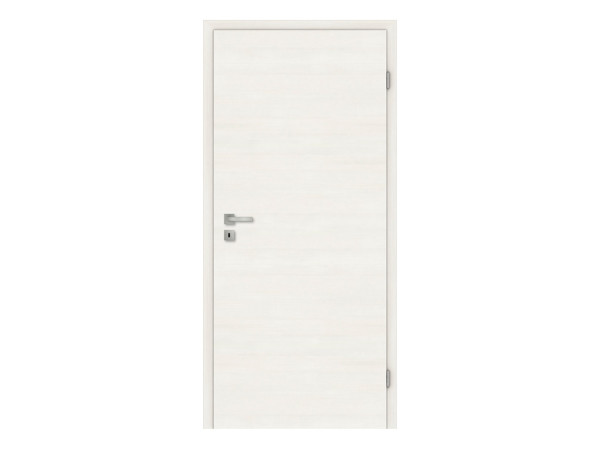 Zimmertür CPL Touch Whiteline Röhrenspankern, Rundkante, Buntbart-Schloss