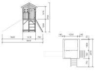 Vorschau: Stelzenhaus Nele naturbelassen Vorschau: Stelzenhaus Nele naturbelassen