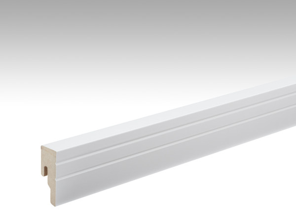 Sockelleiste Uni weiß glänzend 324 Dekor Profil 18 PK