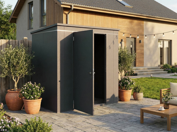 Metall-Gerätehaus Gary 0,7 mm Grün