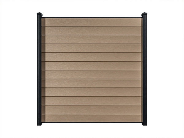 Bohlenset Premium für WPC-Steckzaunsystem Mapel