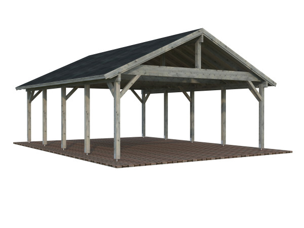 Carport Robert 40,6 m² grau