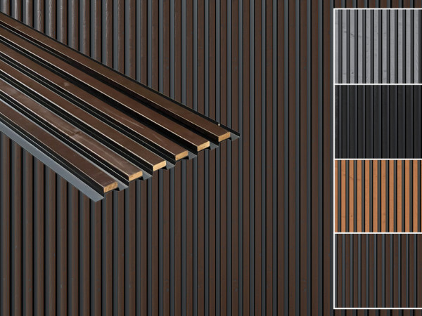 Akustikpaneele Wandverkleidung Braun Nature