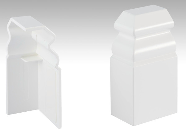 Meister Endkappe FL10PK Weiß 2001