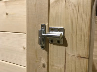 Vorschau: Gartenhaus Blockbohlenhaus CA2976 28 mm naturbelassen mit 2 m Anbau Vorschau: Gartenhaus Blockbohlenhaus CA2976 28 mm naturbelassen mit 2 m Anbau