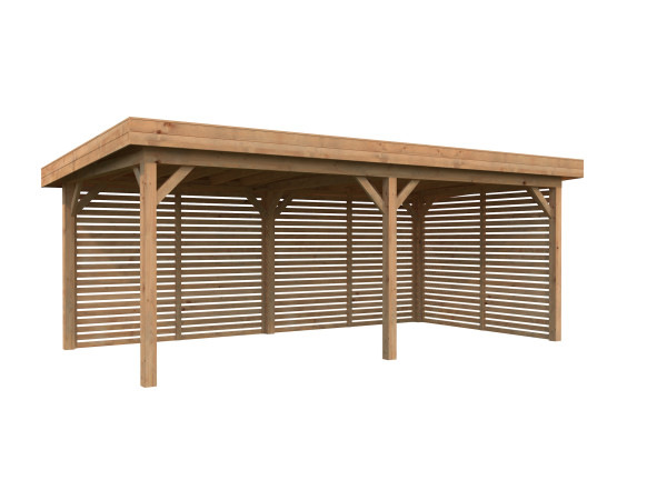 Pavillon Lenna 16,6 m² Set 309 hellbraun