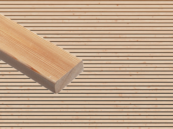 Fassadenverkleidung Rhombusleiste Sibirische Lärche