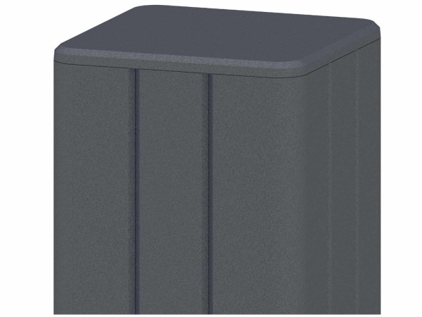 ALU-Tor-Pfosten, 2-er-Set, anthrazit