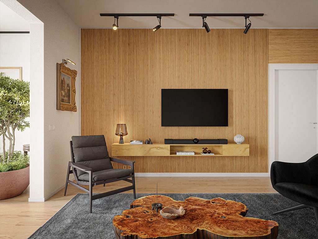 Fassadenverkleidung Bambus gelt Rhombusprofil | Holz-Paneele | Paneele |  Wandverkleidung | Wohnwelt | ONLINE SHOP | HolzLand Becker