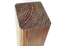 Pfosten Lärche mit Rundkopf Pfosten Lärche mit Rundkopf