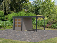 Vorschau: Hybrid-Gartenhaus Jupiter D Set wassergrau-anthrazit Vorschau: Hybrid-Gartenhaus Jupiter D Set wassergrau-anthrazit