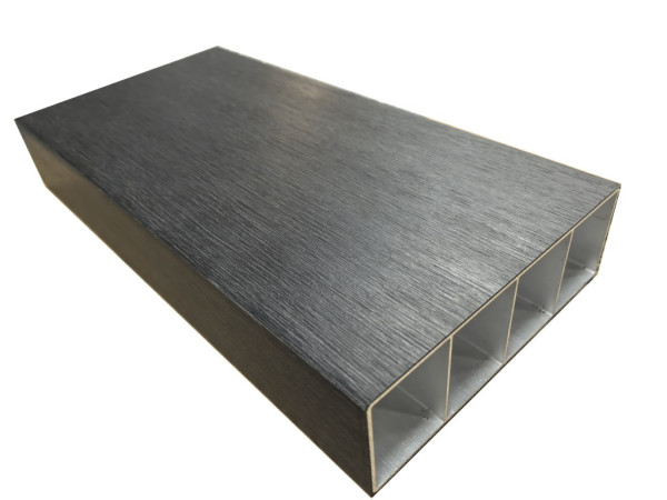 Sonnenbrecher WPC Beschattungsprofil Co extrudiert Charcoal