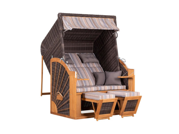 Strandkorb PURE CLASSIC XL SUN PE STONE GREY Design 403