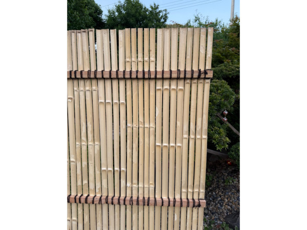 Sichtschutzzaun Bambus XL Natur