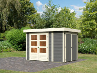 Vorschau: Gartenhaus Retola 2 Set terragrau Vorschau: Gartenhaus Retola 2 Set terragrau