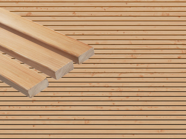 Fassadenverkleidung Rhombusleiste Sibirische Lärche