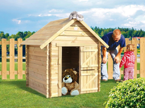 Spielhaus Lois Blockbohlen KDI