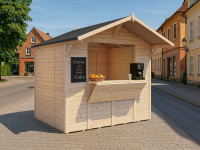 Vorschau: Marktstand - Verkaufsstand Niko 2 14 mm naturbelassen Vorschau: Marktstand - Verkaufsstand Niko 2 14 mm naturbelassen