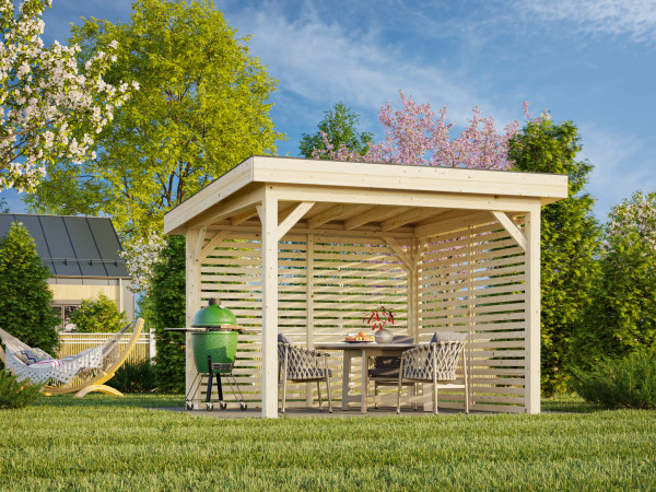 Pavillon Lenna 8,3 m² Set 302 naturbelassen